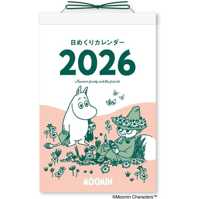 MOOMIN 2026 Daily Tear-Off Calendar – Shin Nihon Calendar – Japan