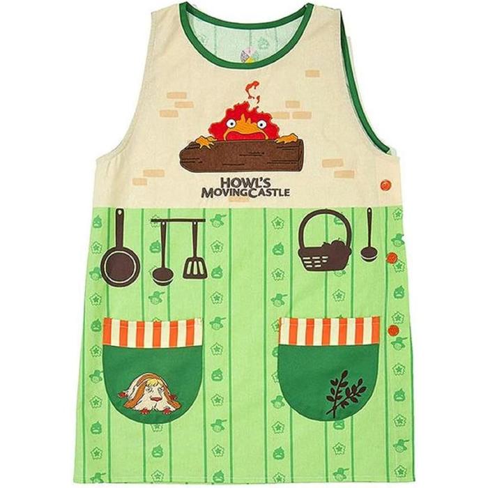 Marushin Ghibli Adult Apron Howl s Moving Castle WABI SABI STORE marushin-ghibli-adult-apron-howl-s-moving-castle-wabi-sabi-store