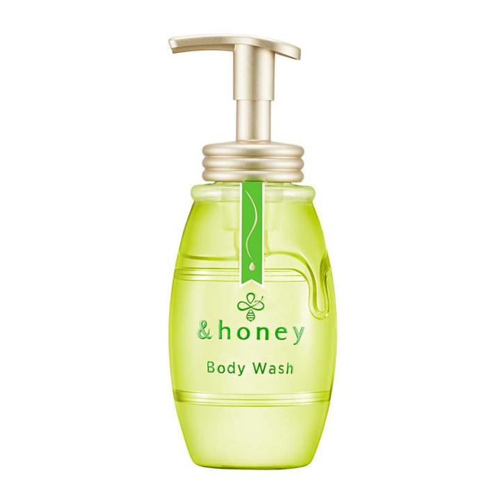 &honey Pure Moist Foam Body Wash - Luxurious Honey-Infused Foam for Smooth and Hydrated Skin with Elegant Chardonnay Scent 500ml [Alcohol-free]