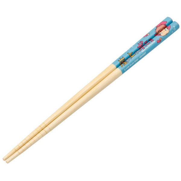 Ponyo on the Cliff Sisters Bamboo Chopsticks (21 cm)