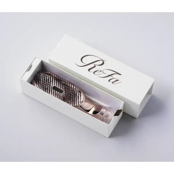 ReFa ION CARE BRUSH PREMIUM – Ionic Scalp & Hair Care Brush (Rose Gold)