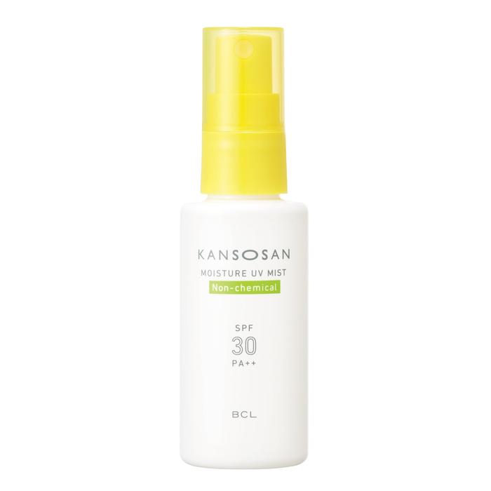 KANSOSAN Moisturizing Mineral UV Mist SPF30 PA++ 50mL – Niacinamide & Ceramide [Alcohol-free]
