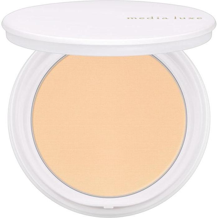 KANEBO media luxe Pressed Powder 6g – Touch-Up Powder Refill with Puff, 2 Shades [Alcohol-free]
