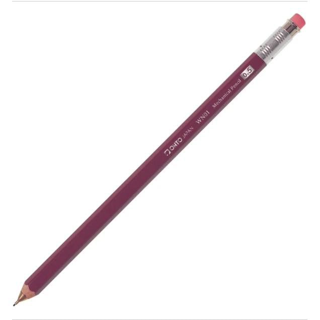 OHTO Wooden Mechanical Pencil WN01 0.5 mm – Long Type, 5 Colors