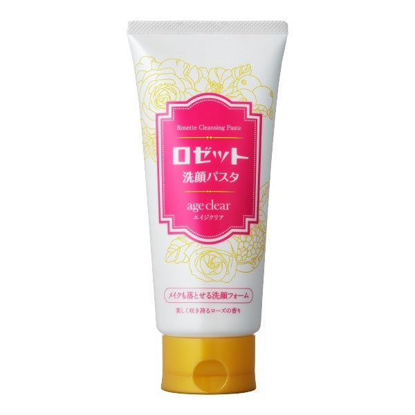 Rosette Face Wash Paste Age Clear Face Wash Foam That Can Remove Makeup 150g [No Alcohol]