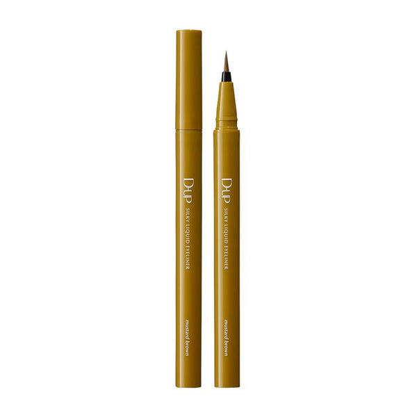 Silky Liquid Eyeliner WP – Ultra-Fine, Long-Lasting Waterproof Precision Liner Mustard Brown [With alcohol]