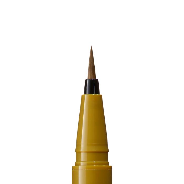 Silky Liquid Eyeliner WP – Ultra-Fine, Long-Lasting Waterproof Precision Liner Mustard Brown [With alcohol]