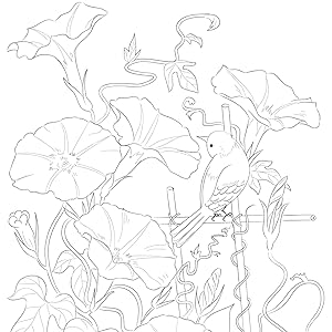 Healing Seasonal Flower Coloring Book – 12 Months of Floral Therapy for Brain & Nerve Health