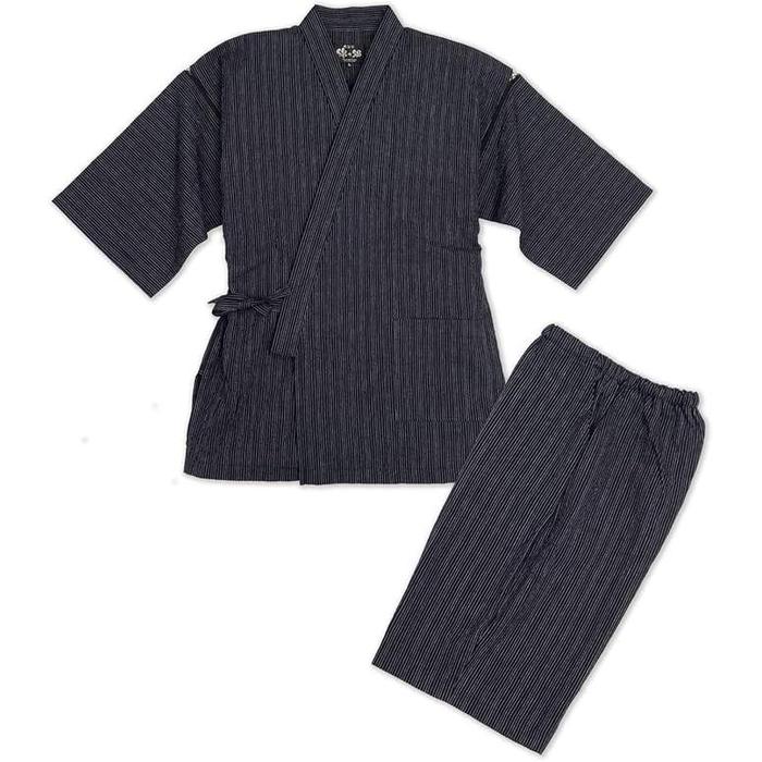 WATANOSATO Kurume Chijimi Jinbei Set – Breathable Cotton, Traditional Japanese Loungewear for Men, Casual Summer Wear (8 Colors, Sizes S–3L)