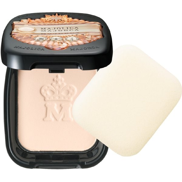 MAJOLICA MAJORCA Pressed Pore Cover Face Powder – Smooth & Shine-Free Finish 10g [Alcohol-free]