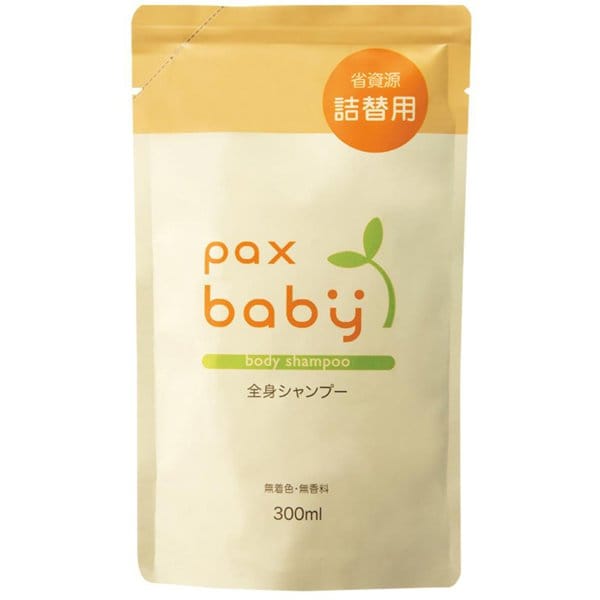 [Refill] Pax Baby Foaming Body Shampoo – Gentle, Plant-Based Care with Macadamia Oil 300ml [Alcohol-Free]