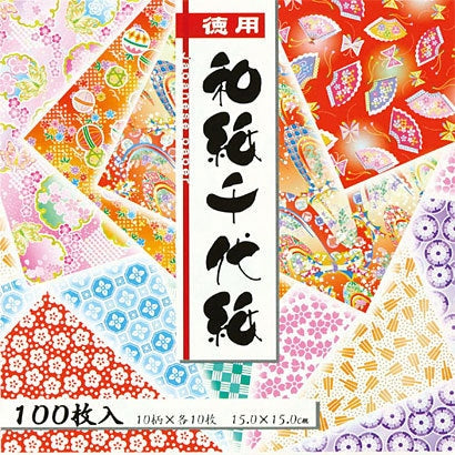 Toyo Value Pack Washi Chiyogami 15cm [100 sheets]