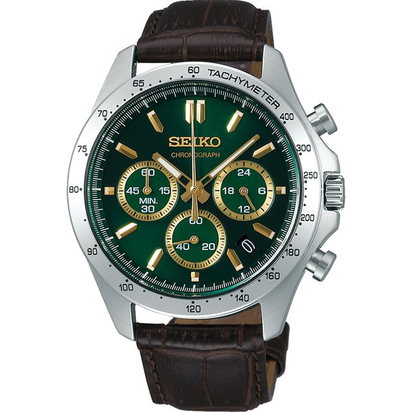 SEIKO Selection "8T Chronograph" SBTR017 [Genuine] Leather Band Chronograph