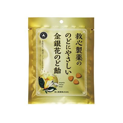 Kyushin Pharmaceutical Gold and Silver Flower Throat Candy 70g