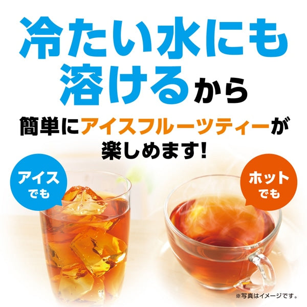 AGF Blendy Cafelatory Rich Peach Tea Sticks – Assam Tea with Peach – 7 Sticks