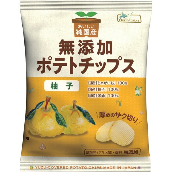 North Colors Pure Japanese Potato Chips Yuzu 53g