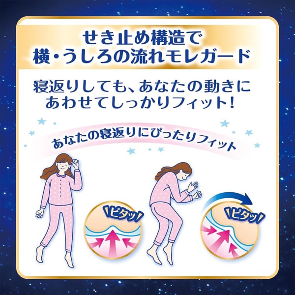 Unicharm Sofy Super Deep Sleep Guard 420 Sanitary Napkins – Heavy Flow, 42cm with Wings, 10 pads