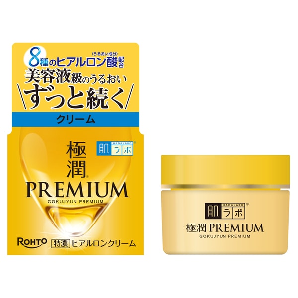 Hada Labo Gokujyun Premium Hyaluronic Cream 50g [Alcohol-Free]