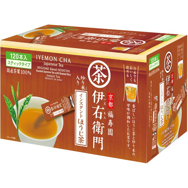 Iyemon Instant Hojicha Sticks (0.8g x 120P) 96g