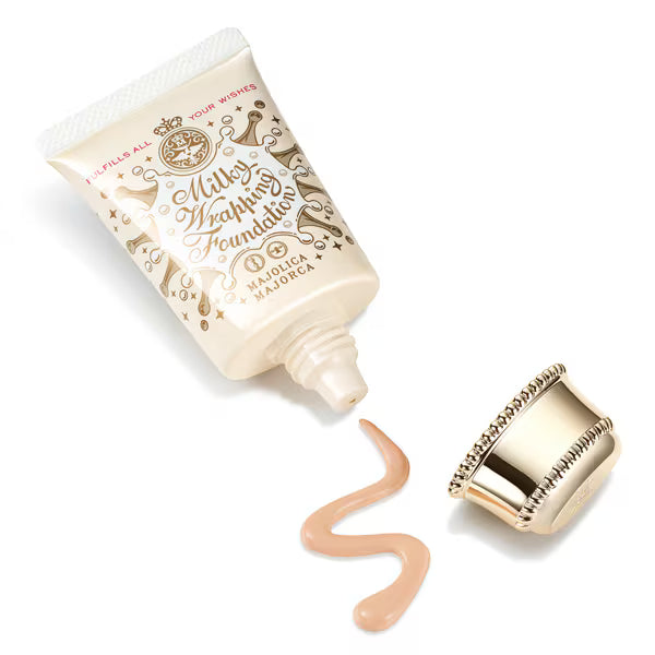 [COLOR VARIATIONS] MAJOLICA MAJORCA Milky Wrapping Foundation – Lightweight, Hydrating Coverage 30g [Alcohol-free]