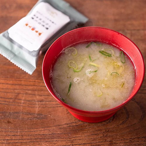Kuze Fuku Shoten Mainichi Dashi Miso Soup – Domestic Green Seaweed & Bishu White Miso (5 Servings)