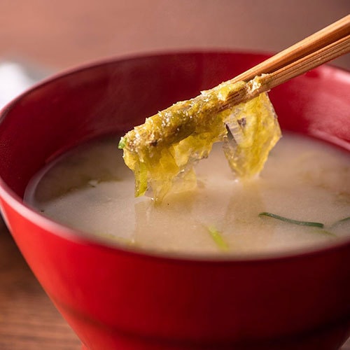 Kuze Fuku Shoten Mainichi Dashi Miso Soup – Domestic Green Seaweed & Bishu White Miso (5 Servings)