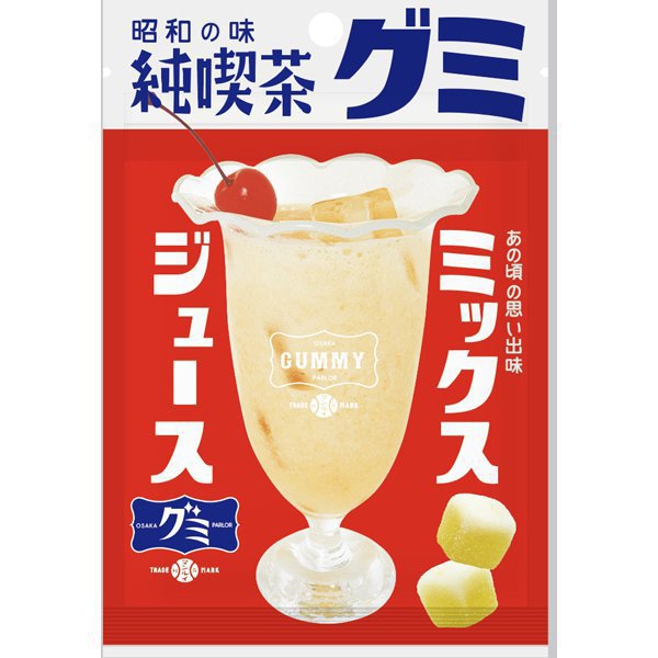 Creatively Packaged Junkissa Gummy Mixed Juice Flavor 40g – Retro Osaka Mixed-Juice Gummies