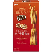 Glico Super Crunchy Pretz – Japanese Style Dashi Scallop Soy Sauce Flavor 55g