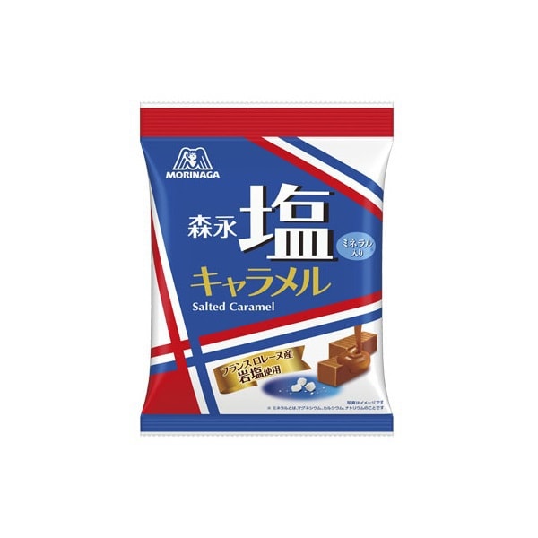 Morinaga Salt Caramel Bag 83g - Caramel with the perfect balance of saltiness and buttery flavor