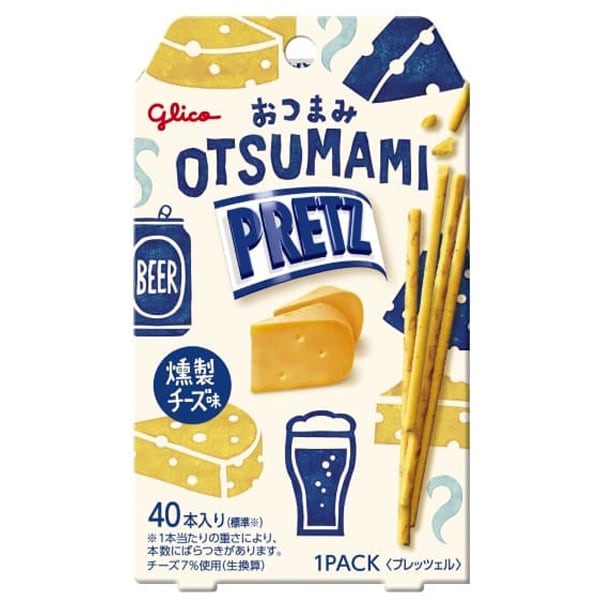 Glico Snack Pretz Smoked Cheese Flavor 24g