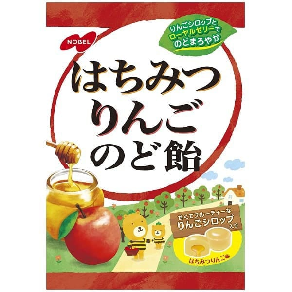 Nobel Honey Apple Throat Candy 110g