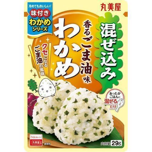 Marumiya Mixed Seaweed with Fragrant Sesame Oil Flavor, 29g (Bag)