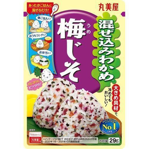 Marumiya Mixed Seaweed, Plum and Shiso 29g (Bag)