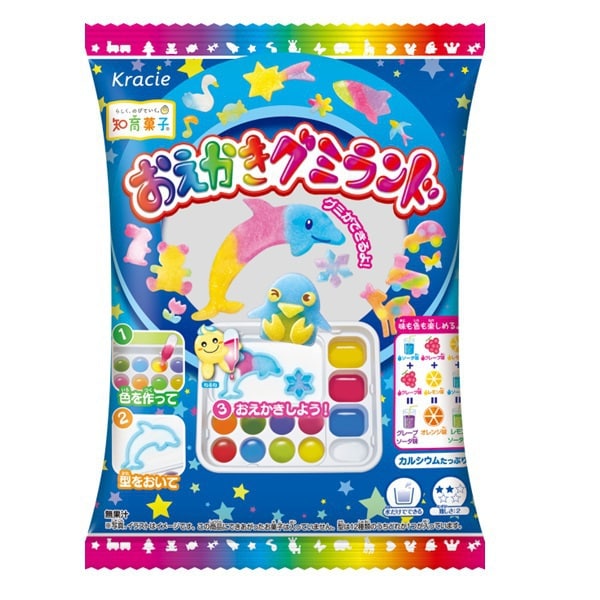 Kracie Foods Drawing Gummy Land – Educational Candy for Creating Your Own Gummy Treats