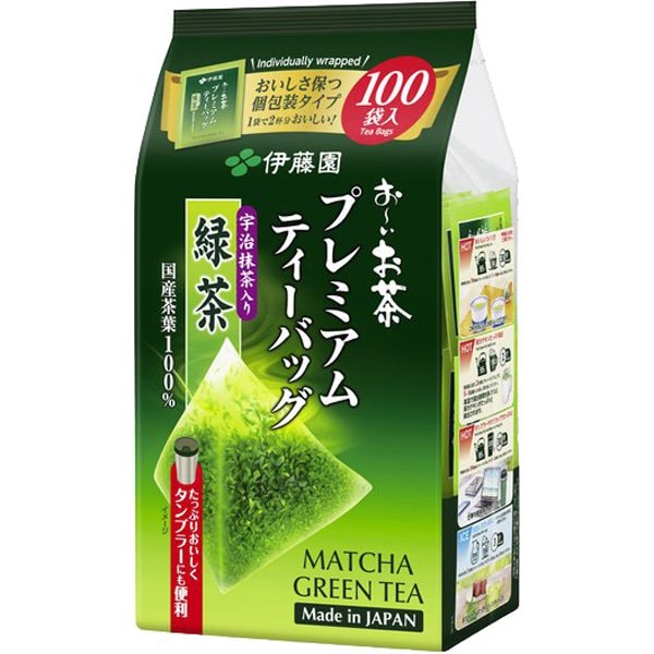 Ito En Oi Ocha Premium Green Tea with Matcha – 100 Tea Bags
