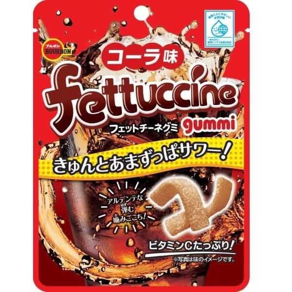 Bourbon Fettuccine Gummy Cola Flavor 50g