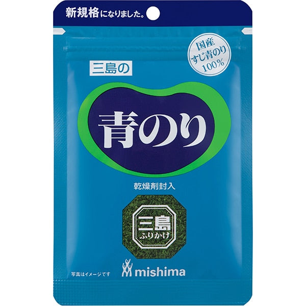 Mishima Foods Aonori 3,2 g – 100 % Aonori Suji japonais