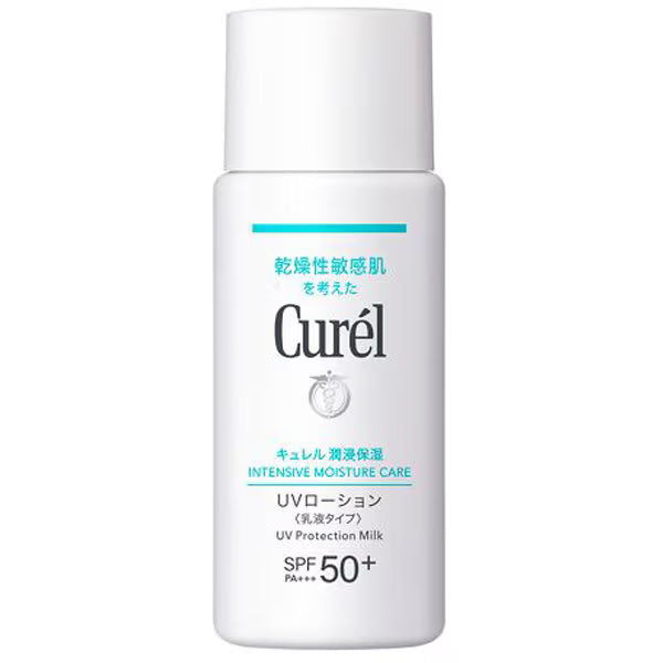 Curel Intensive Moisture Care UV Milk Lotion SPF50+ PA+++ 60ml – (No Alcohol)
