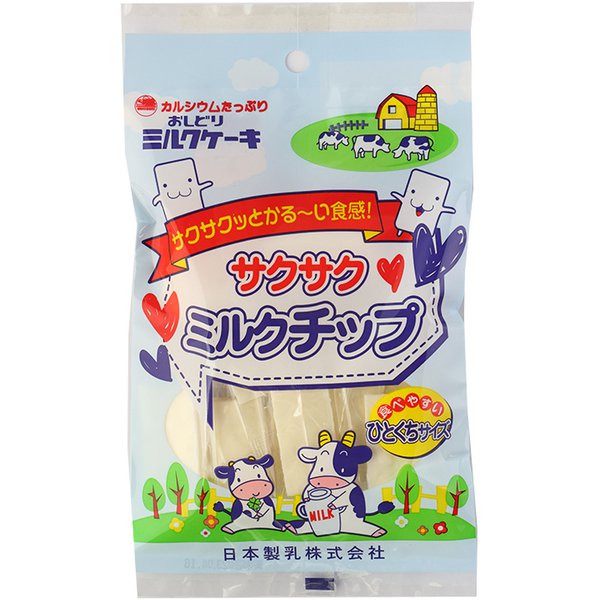 Nihon Seiryu Chrupiący chips mleczny 38g