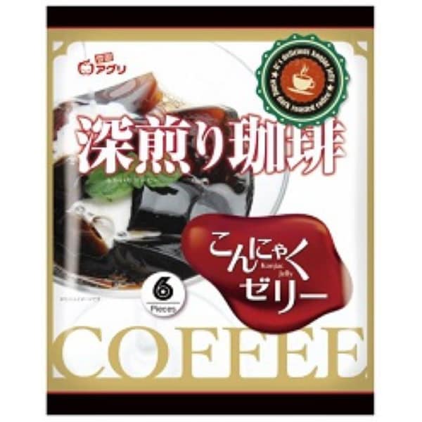 Konjac Jelly Deep Roasted Coffee Flavor - 16g × 6 pieces