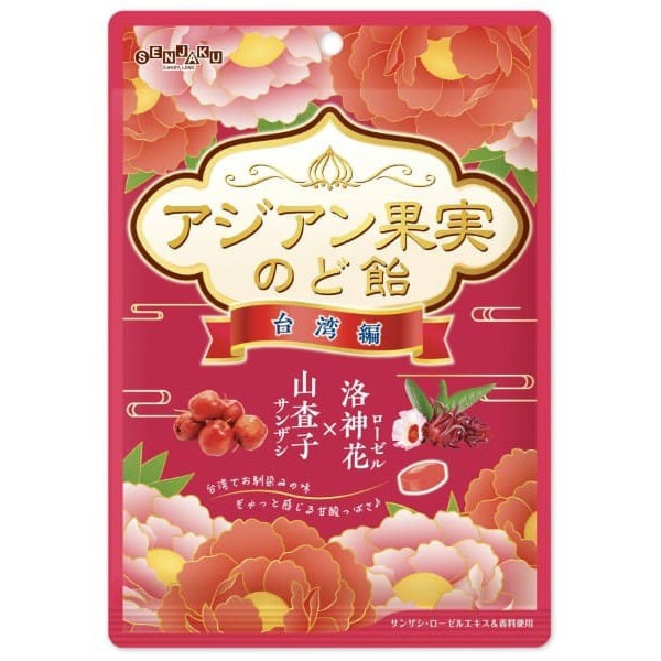 Senjakuame Honpo Asian Fruit Throat Candy 80g