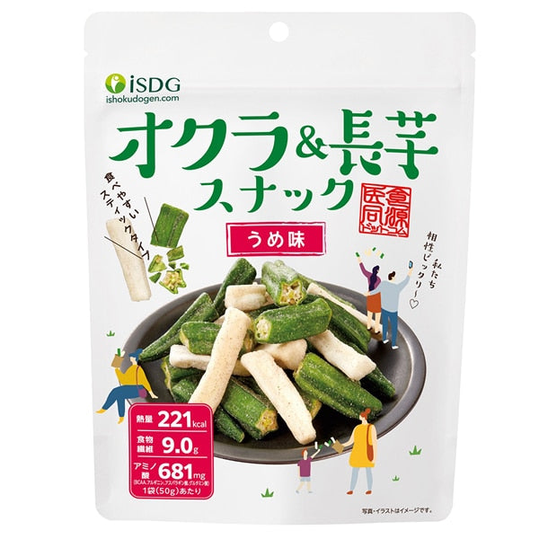 Ishoku Dogen Okra i Nagaimo Przekąska 50g