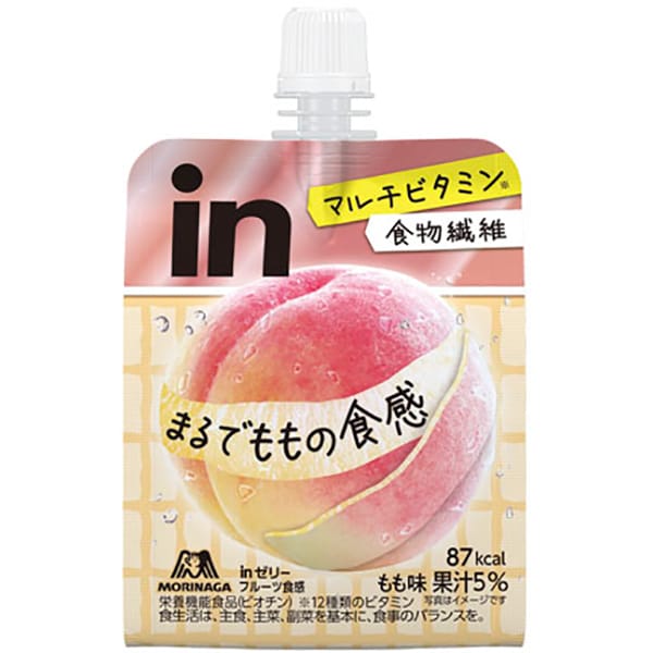 Morinaga in Gelee Japanisches Nährstoffgelee-Getränk – Energie, Vitamine, Mineralien & Obst | 150–180 g