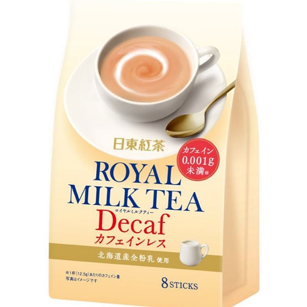 Nitto Black Tea Royal Milk Tea Decaf 12.5g × 8 sticks