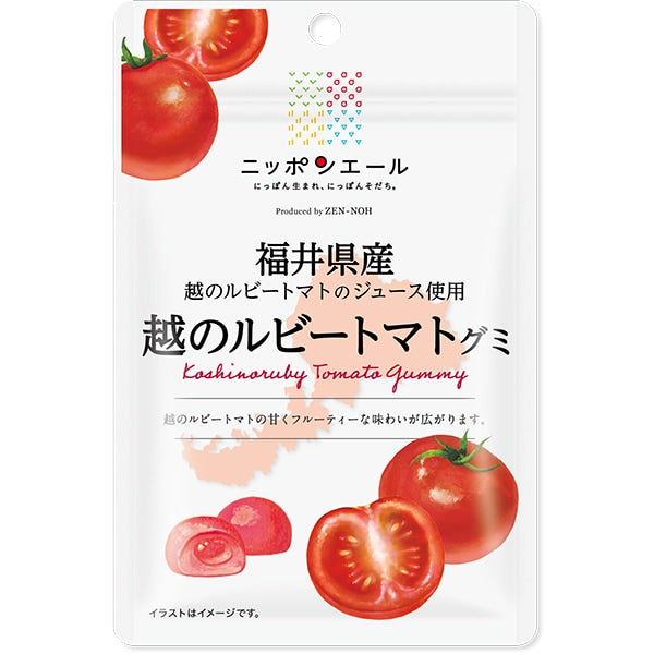 JA Zennoh Nippon Ale Fukui Echigo Ruby Tomato Gummy 40g