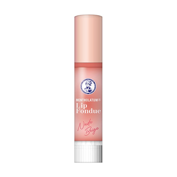 Mentholatum Lip Fondue Nude Beige Fusion Floral Scent 3.2g [Alcohol-free]