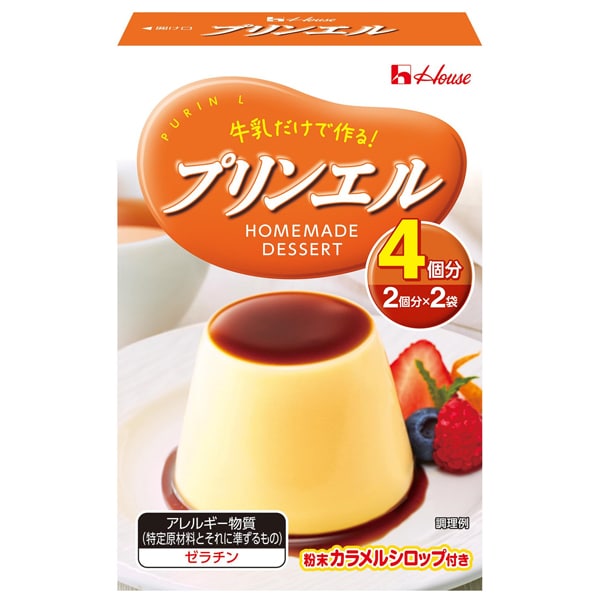 House Foods Purin-L , Dessert [Pudding/Jelly] 54g