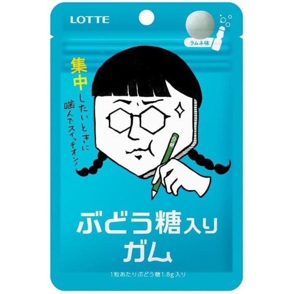 Lotte Glucose Gum – Chewing Gum with Glucose, 18g