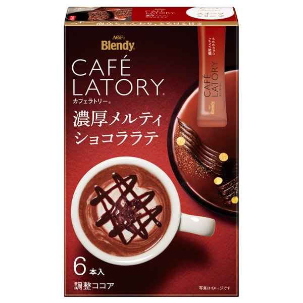 Blendy Café Latory Stick Rich Melty Chocolate Latte 6 sticks