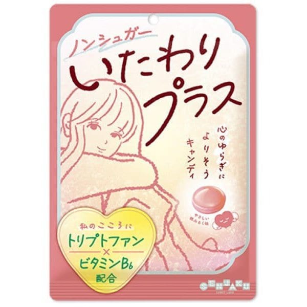 Senjaku Ame Honpo Iwawari Plus - Candy Supporting women with PMS Symptoms 65g